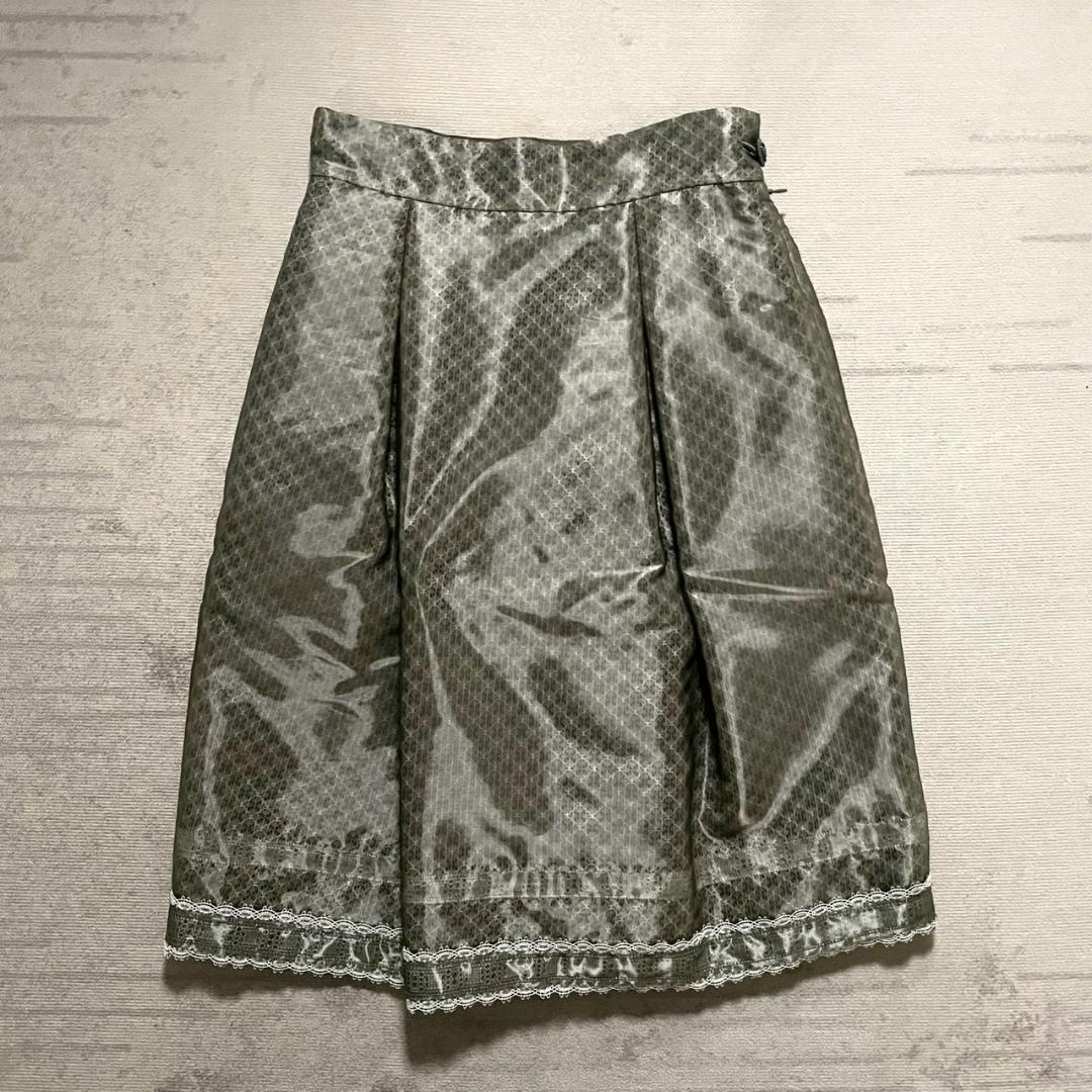 新品レベル CHANEL ミディアム丈 スカート シースルー 36