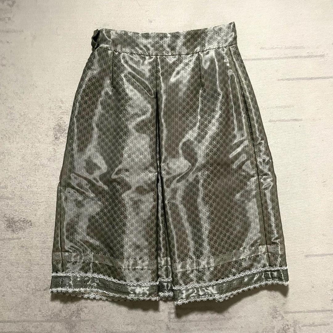 新品レベル CHANEL ミディアム丈 スカート シースルー 36