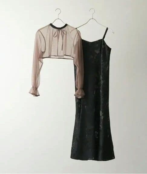 美品 kana カナ チュールボレロセット S パーティー 結婚式 お呼ばれ