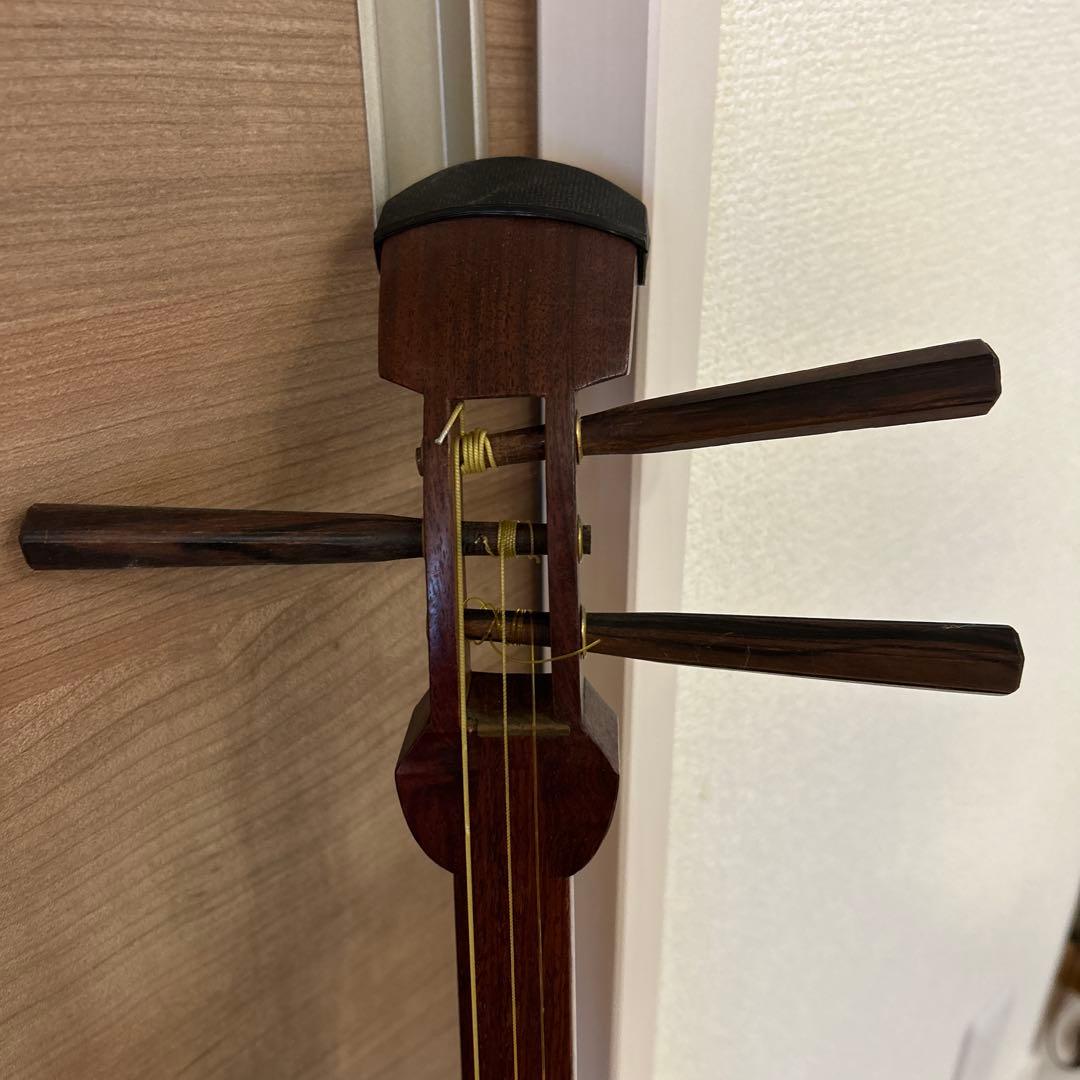 レトロ 三味線 花梨 太棹 義太夫 津軽三味線 民謡 弦楽器 和楽器