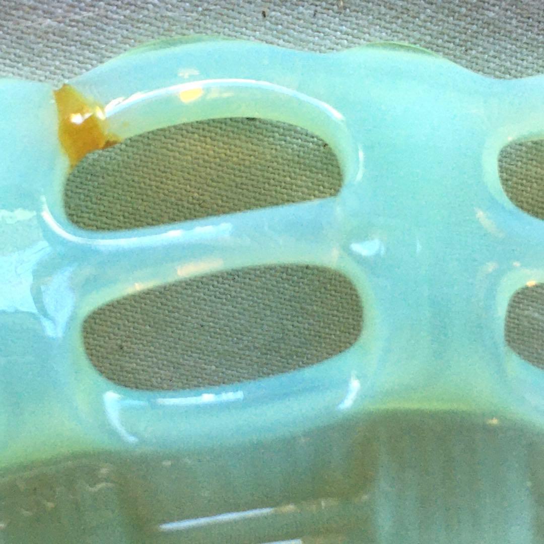 ガラスプレート　アンティーク　アメリカ　フェントン