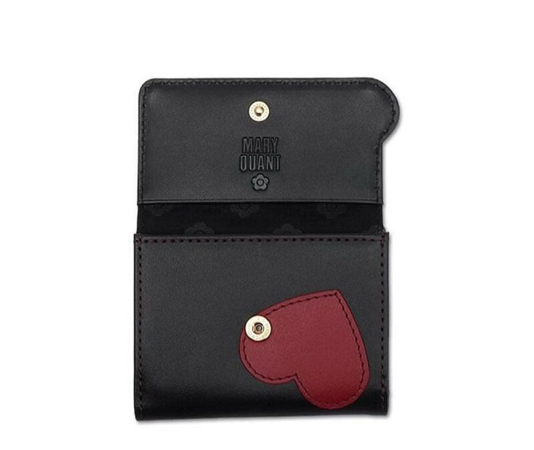 新品未使用タグ付き　MARY QUANT マリークワント 財布　三つ折り　ハート