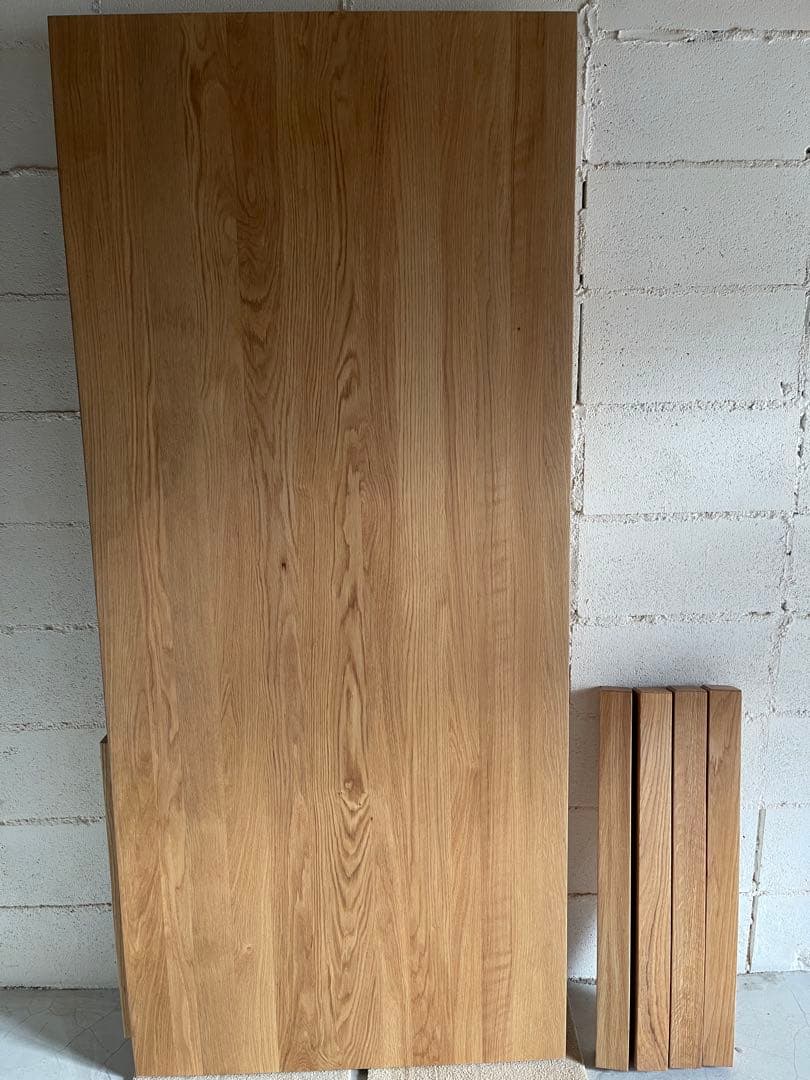 専用　美品　MUJI無印良品　ダイニングテーブル　オーク無垢　椅子２脚3点セット