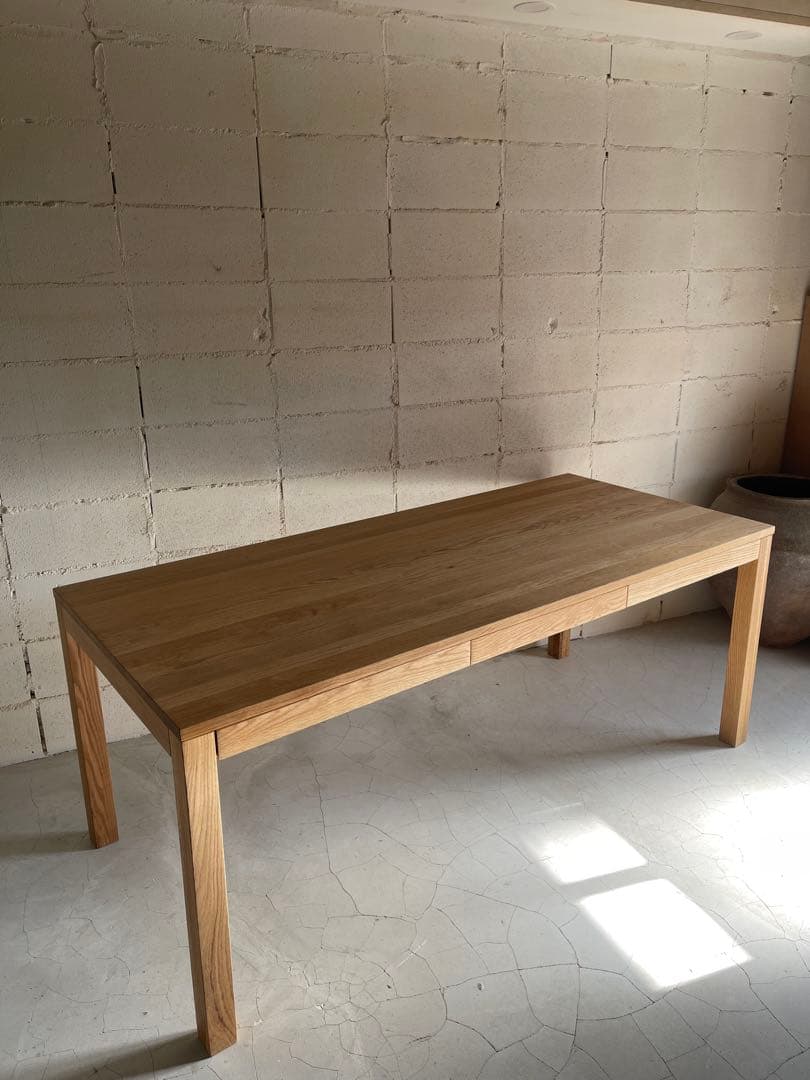 専用　美品　MUJI無印良品　ダイニングテーブル　オーク無垢　椅子２脚3点セット