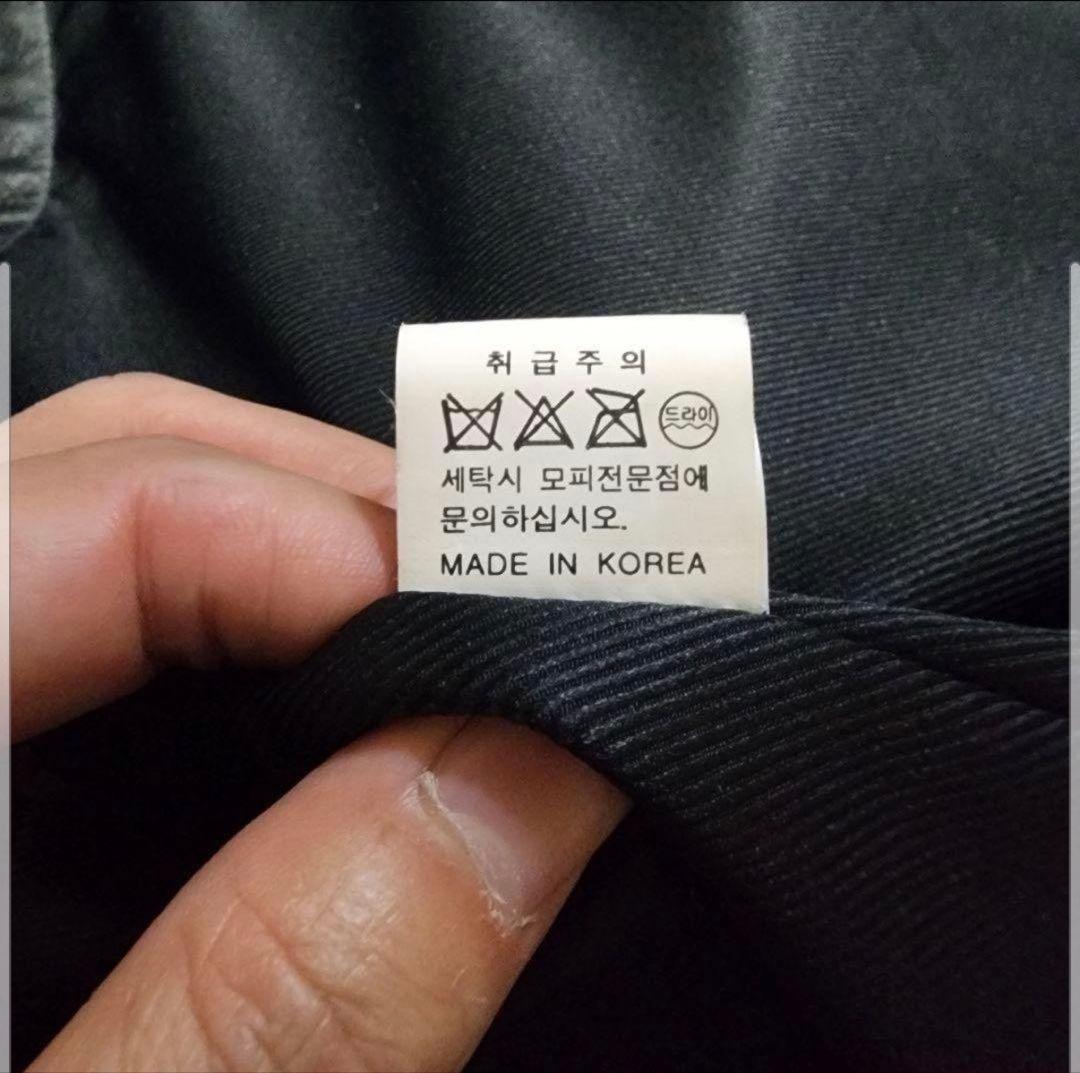 韓国製　クロスモチーフ　レザージャケット　M シングルライダース