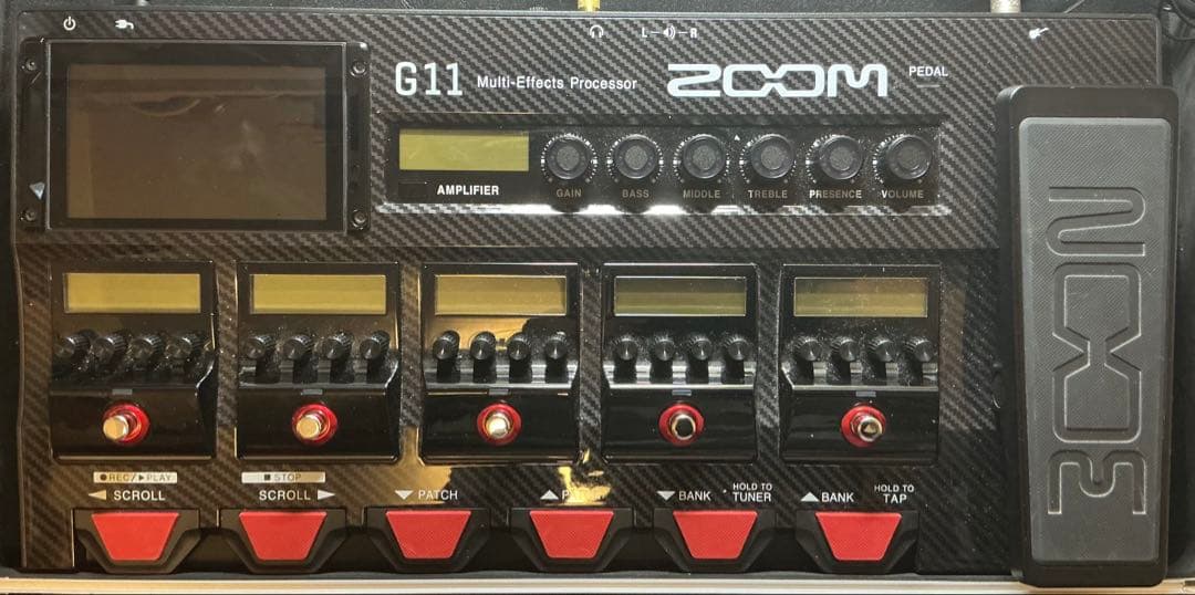 zoom g11 ギター　ベース　兼用　マルチエフェクター