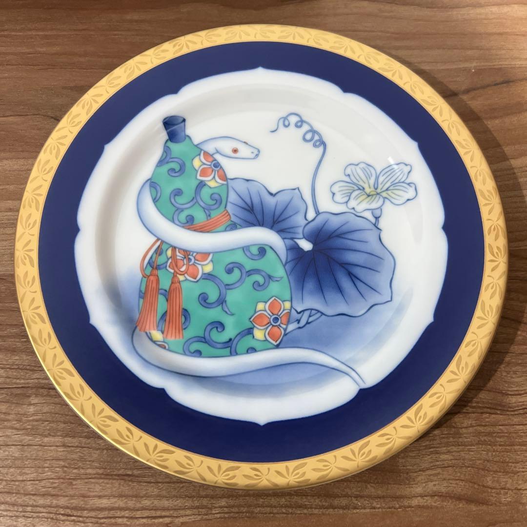 ☆未使用　香蘭社　2013〜2017年　巳牛未申酉イヤープレート5枚セット