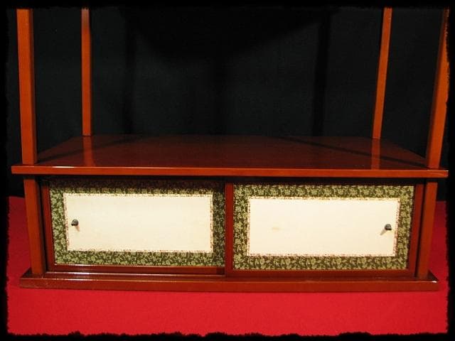 即中斎好 紹鴎棚 糸目 春慶 十三代 無盡宗左 表千家 棚物 f260