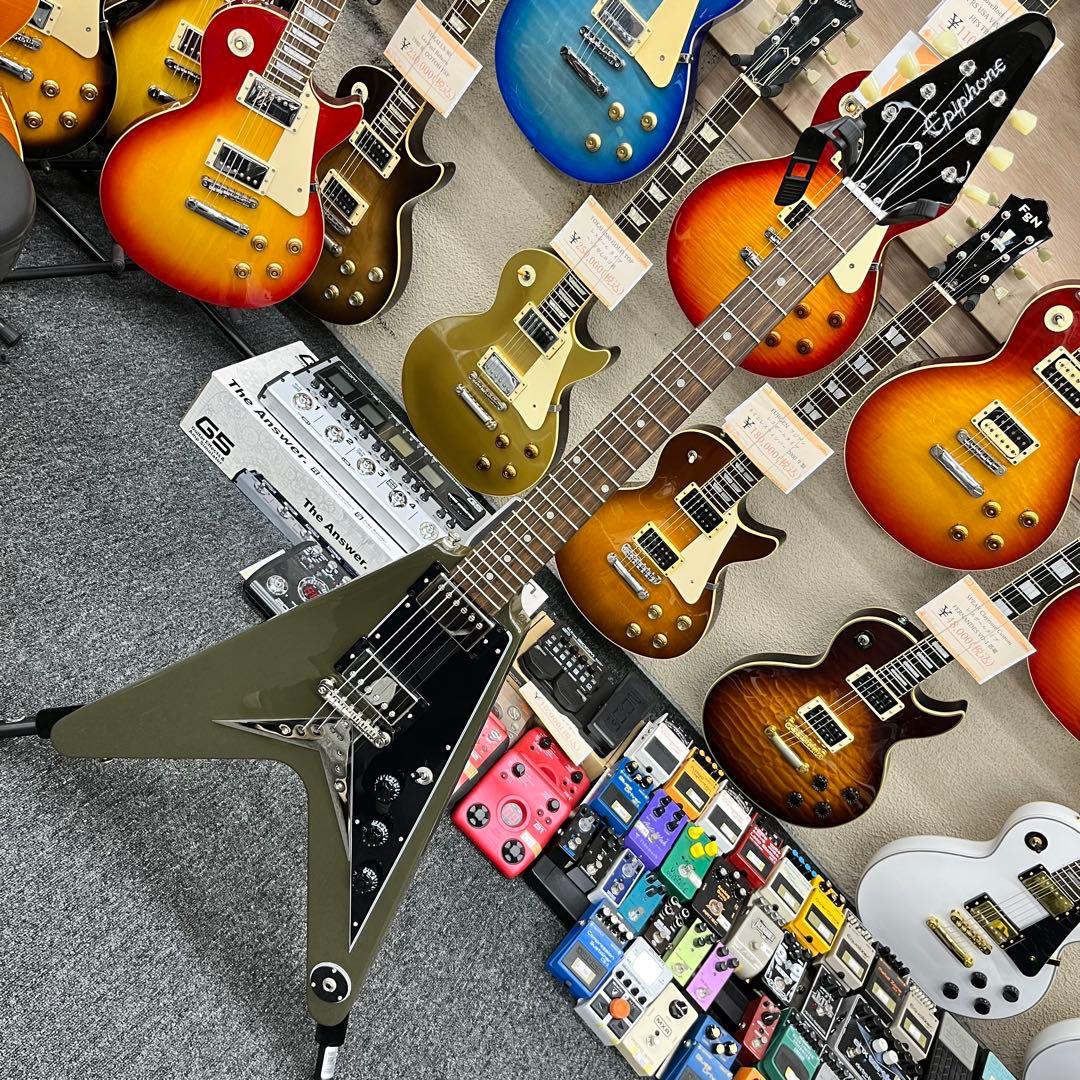 【11454】Epiphone Flying V Olive Green