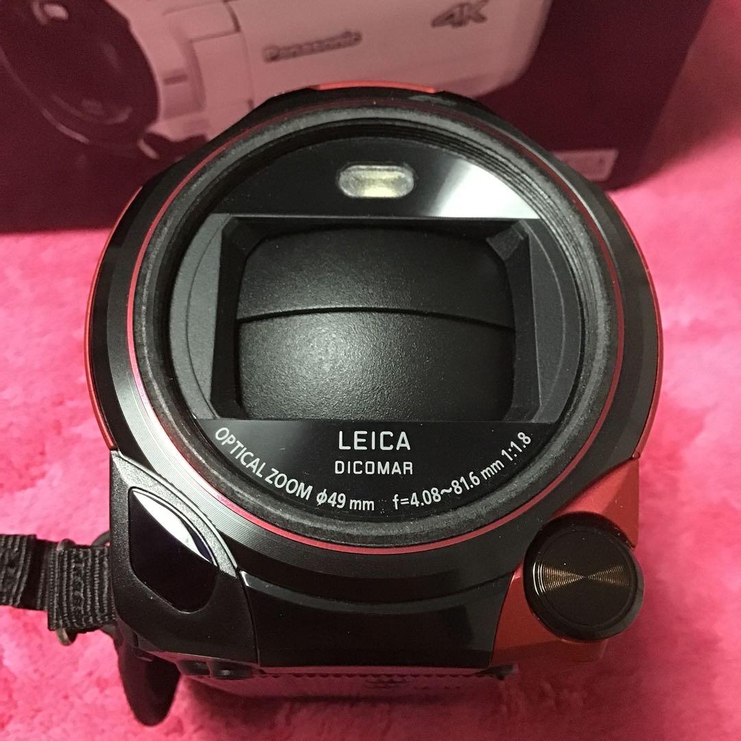 Panasonic HC-VX992MS デジタル4Kビデオカメラ レッド
