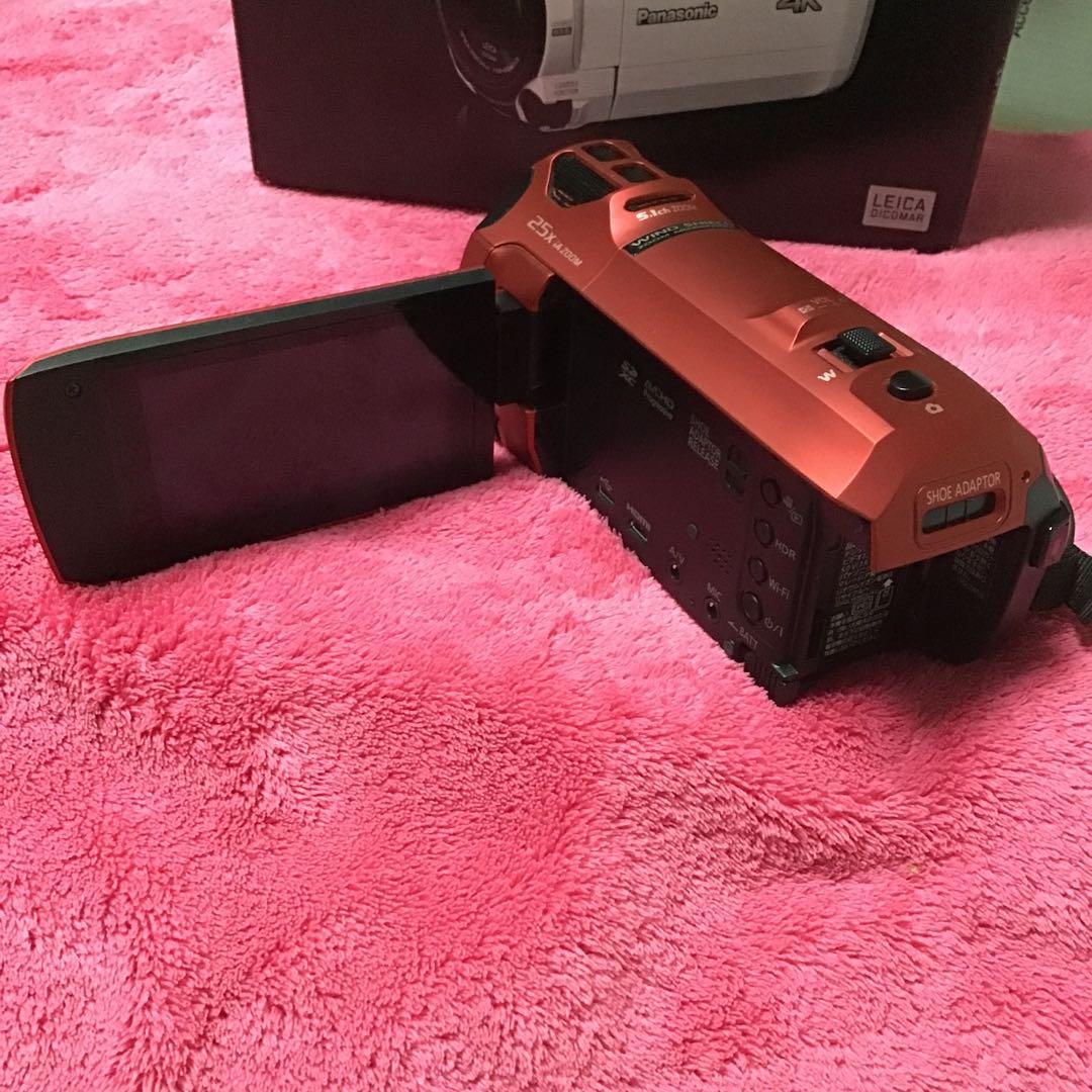 Panasonic HC-VX992MS デジタル4Kビデオカメラ レッド