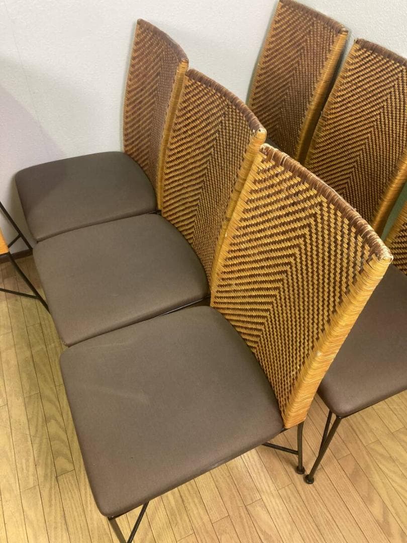 パブリック株式会社 7点セット ダイニングチェア まとめ売り 店舗什器 カフェ