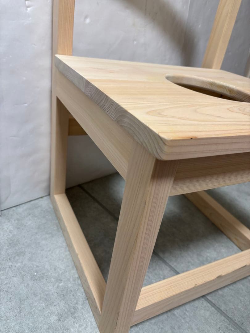 背もたれ付き　よもぎ蒸し　椅子　チェア　クッション付き