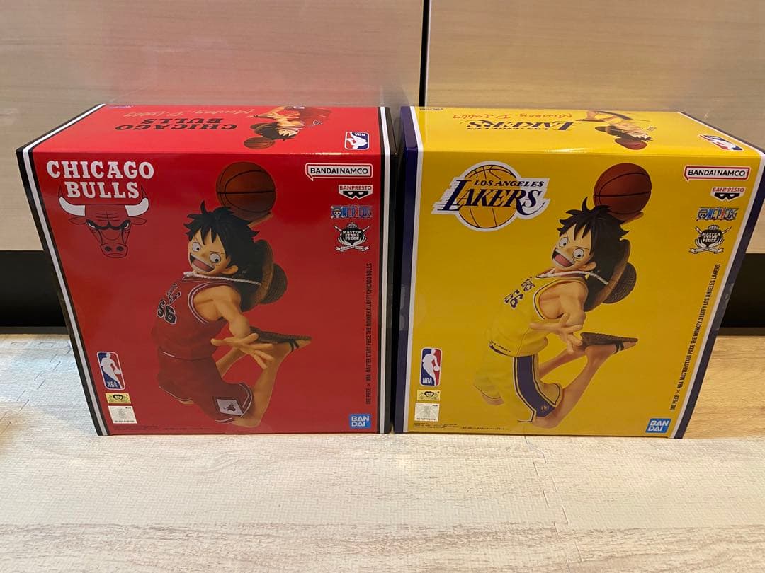 ONE PIECE レイカーズ　ブルズ　セット　NBA ワンピース　ルフィ