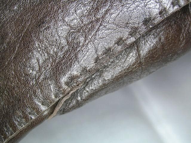 大人の冬を格上げする 上質濃茶伊製ペッカリー peccary 革手袋 西武タグ付