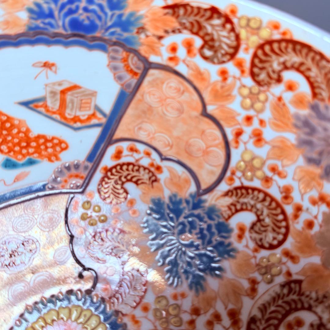 1856～1900年　明治時代　肥碟山信甫製　田代紋左衛門　名品　絢爛豪華　大鉢