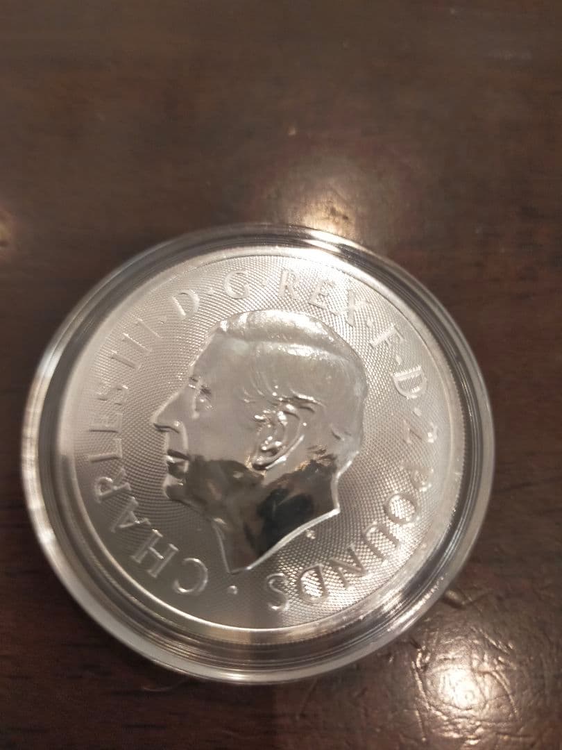 2024年　英国王室の紋章　ライオンとユニコーン　1オンス　銀貨