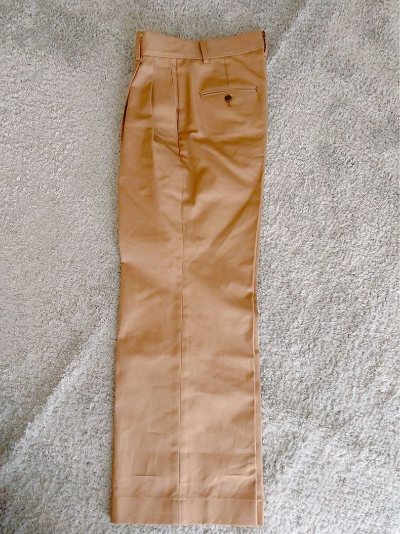 新品未使用 カオス chaosツータックチーノパンツ　38