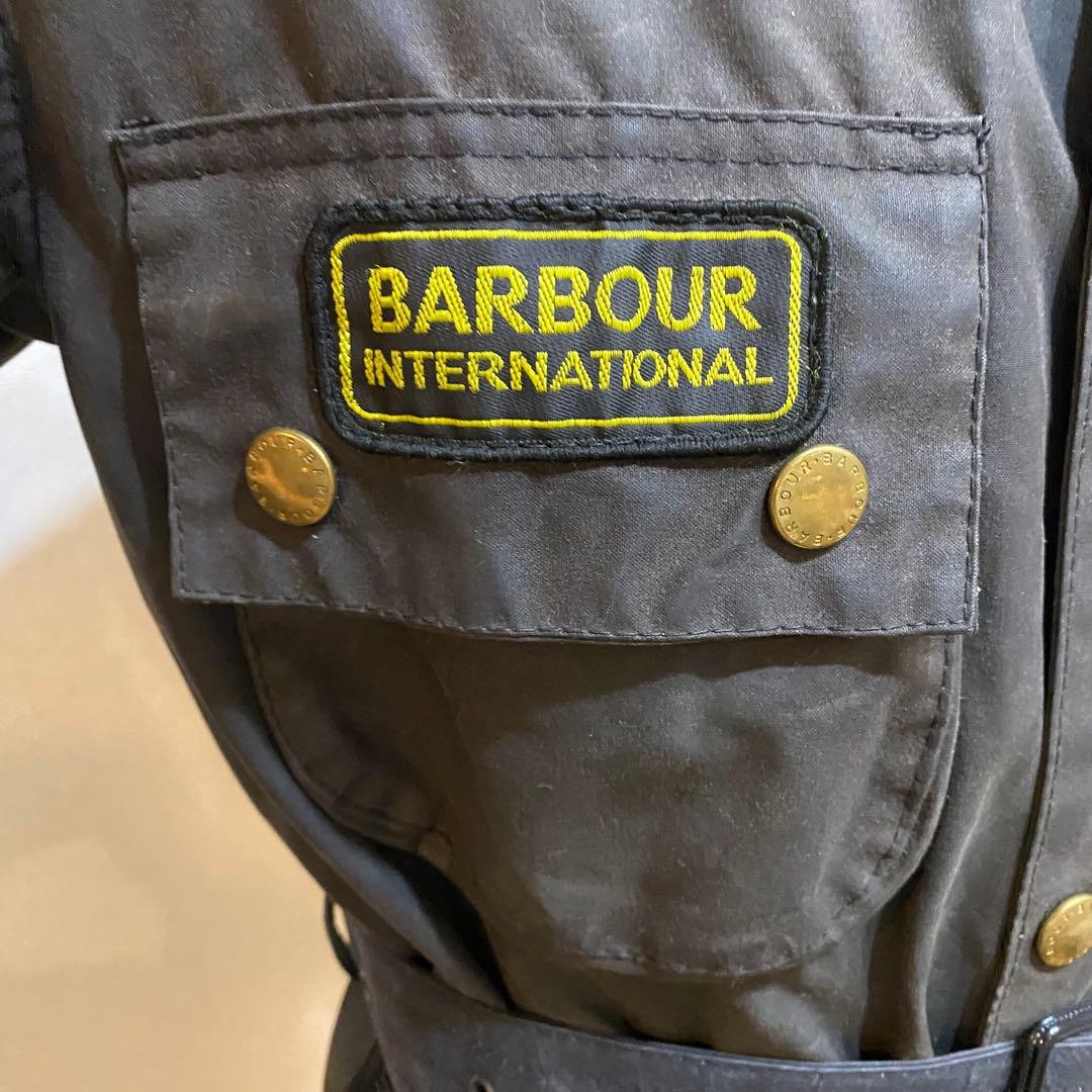 【90's】barbour international オイルドジャケット　36