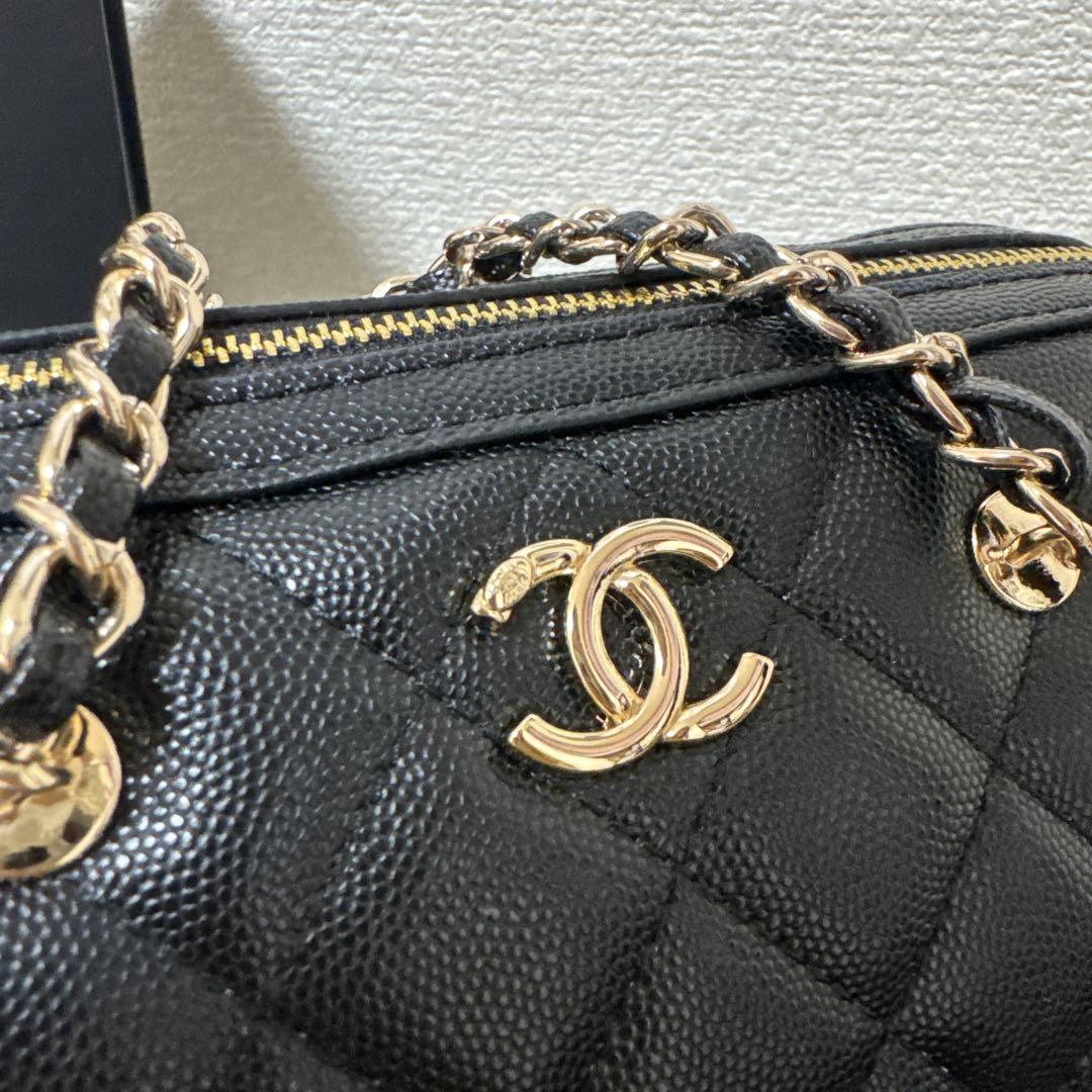 CHANEL 新品　ノベルティ　ショルダーバッグ　シルバーチェーン　ブラック
