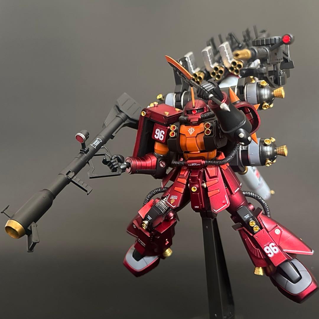 サンダーボルト　シャア専用　ザク Ⅱ 全塗装　製作中