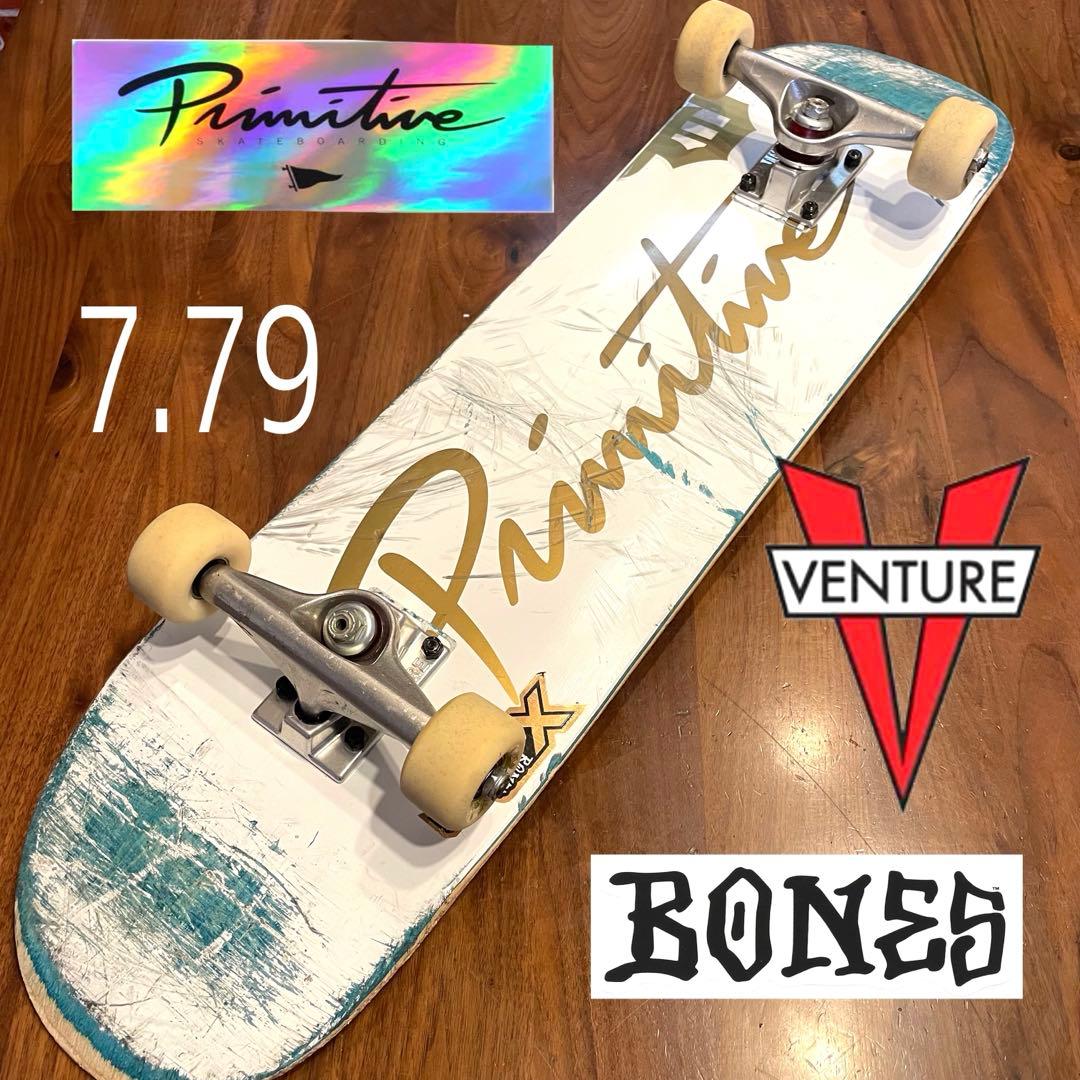 スケボー　プリミティブ　スケートボード　ベンチャートラック　ボーンズウィール