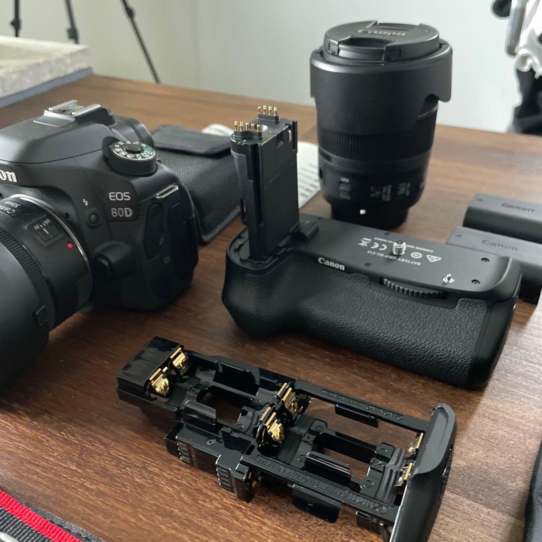 [ピーム]Canon EOS 80D デジタル一眼レフカメラ+レンズ2個