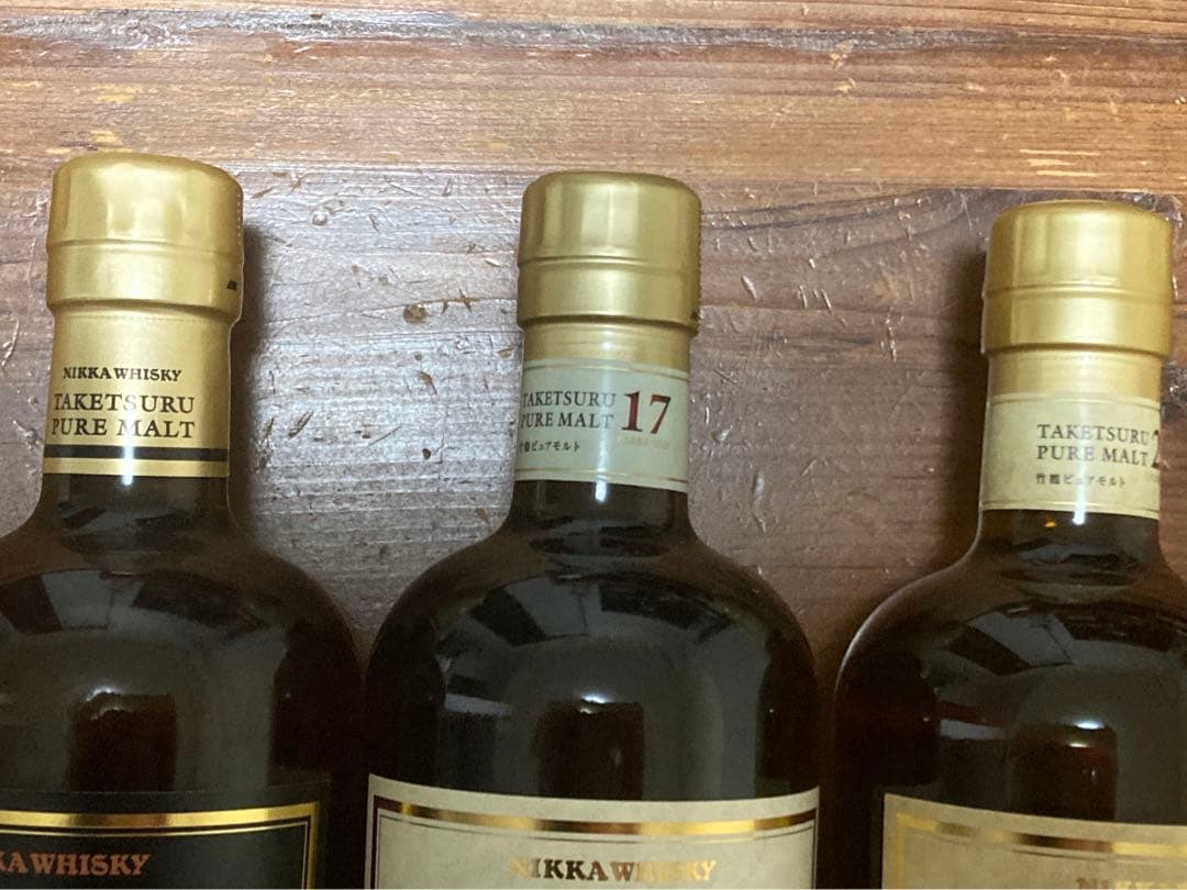 【新品未開封】3本/ピュアモルト/竹鶴17年/竹鶴21年セット/箱無し
