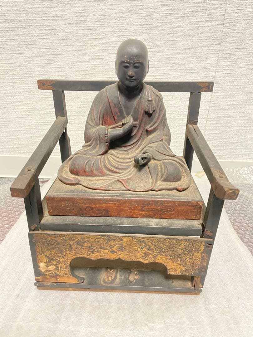 弘法大師古唐木仏像