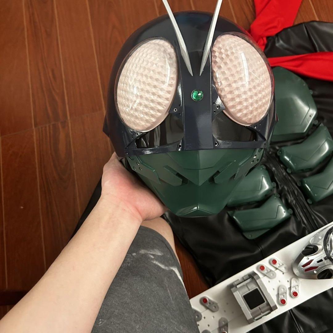 コスプレ　シン仮面ライダー　第1号　フルーセット　コスチューム