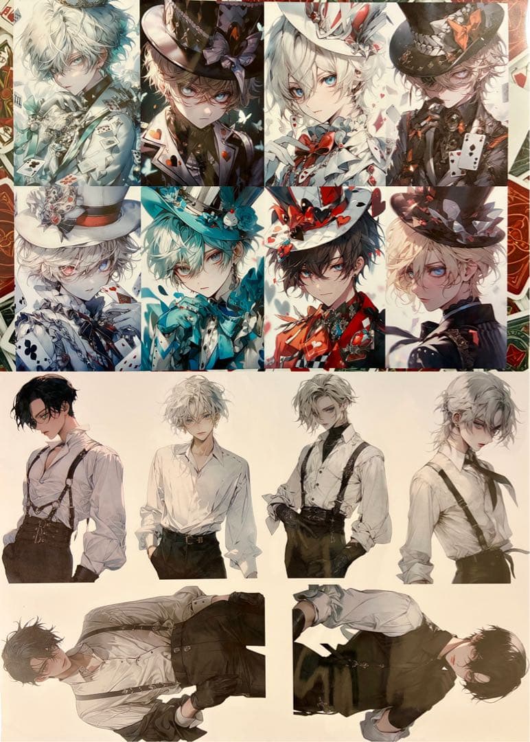 ニャム ONLYONE様 デザインペーパー コラージュシート