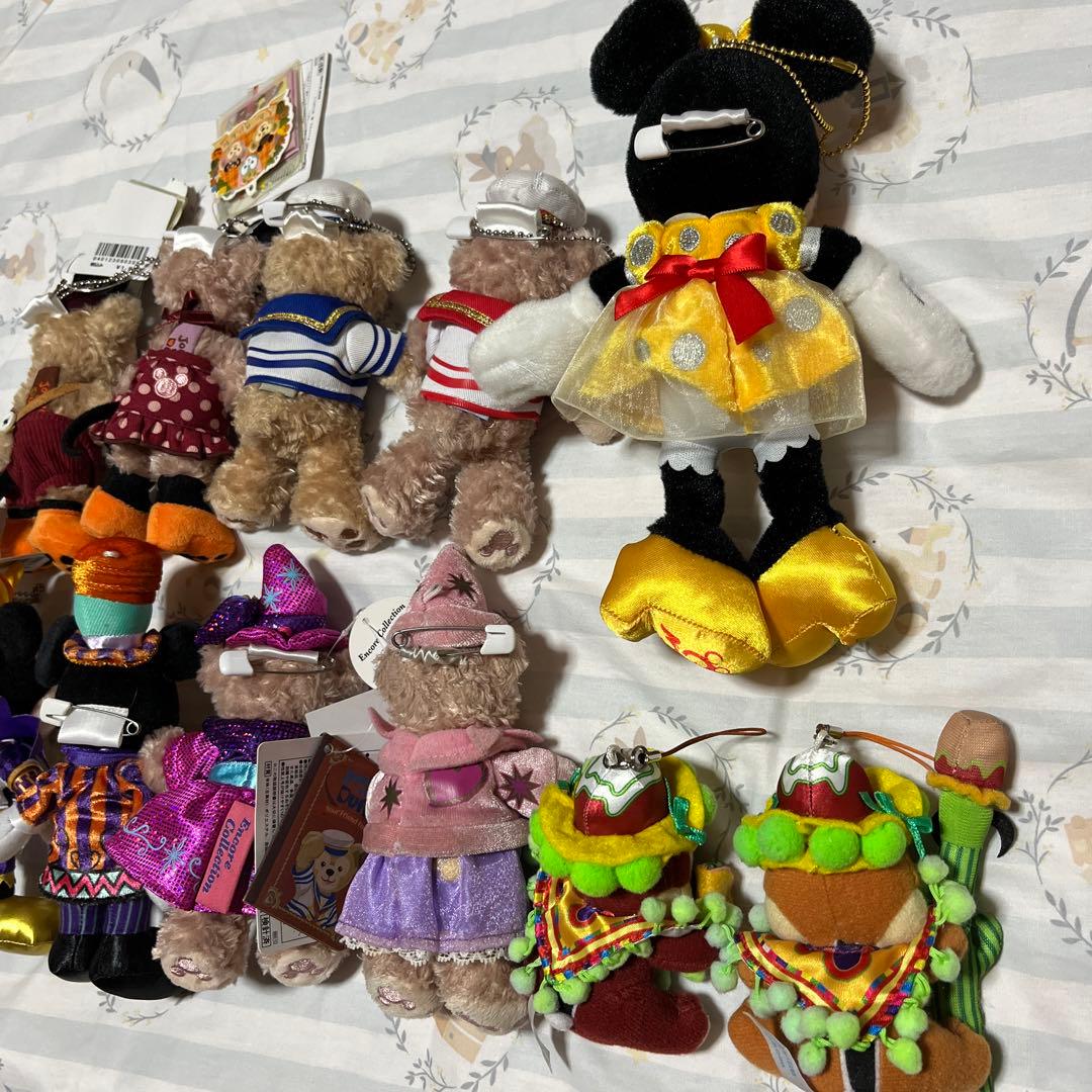 【ぬいぐるみバッジ】11個セット　ダッフイー　シェリーメイ　ディズニー　ぬいば