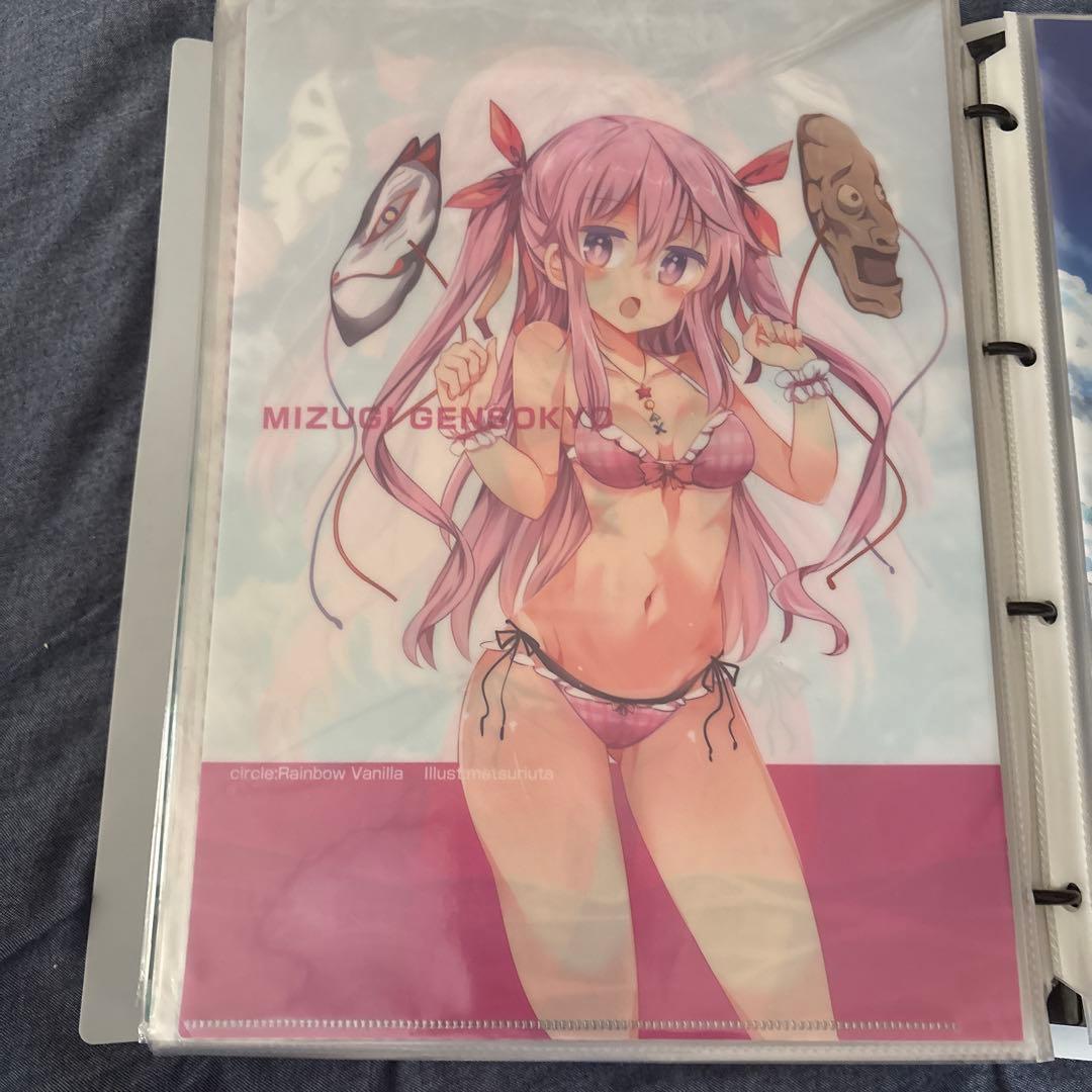 東方project こころ　水着　美少女　クリアファイル　VY11