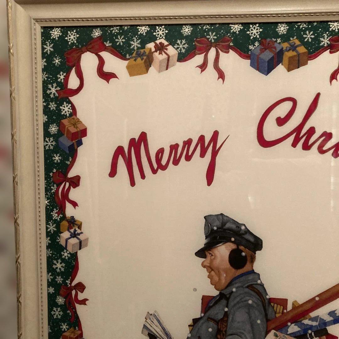 Norman Rockwell ジョリーポストマン 　メリークリスマス