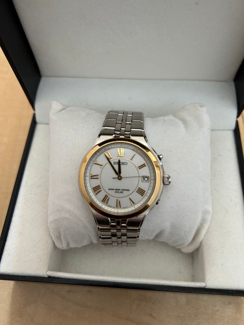 セイコー ドルチェ SADZ019 美品 電波 ソーラー