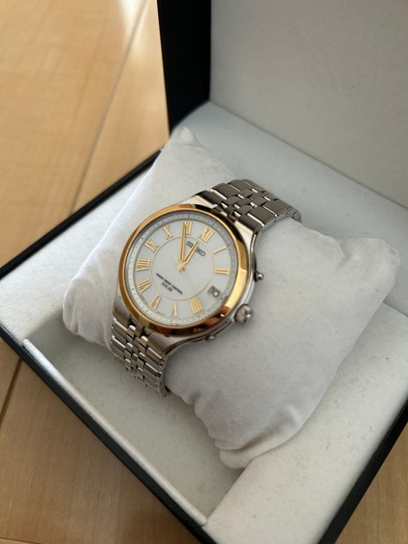 セイコー ドルチェ SADZ019 美品 電波 ソーラー