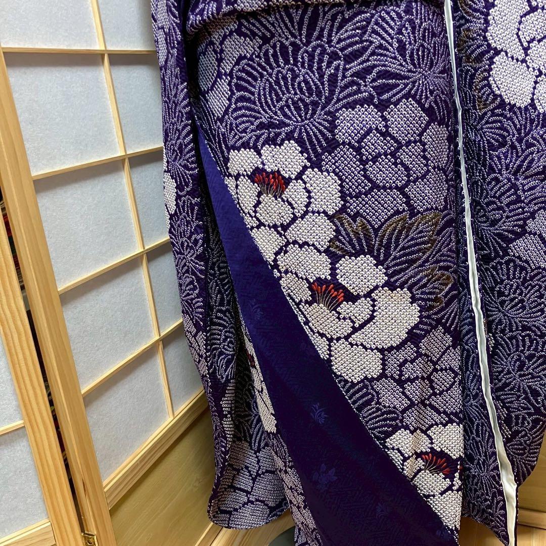 ひつじ様［4357］振袖 総絞り 金彩 成人式 卒業式 正絹 着物 袷