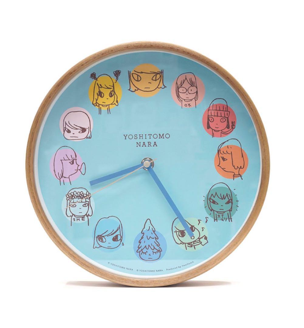 奈良美智　壁掛け時計　村上隆　草間彌生　ロッカクアヤコ