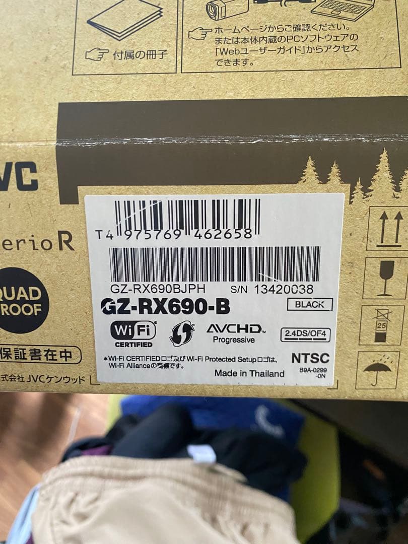 【JVC】EverioR GZ-RX690-B【エブリオR】