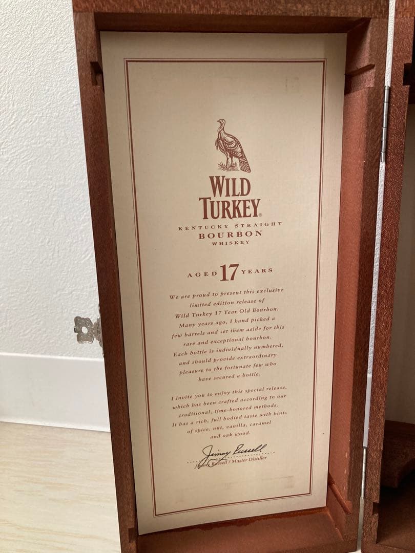 ワイルドターキー17年　WILDTURKEY リミテッドエディション