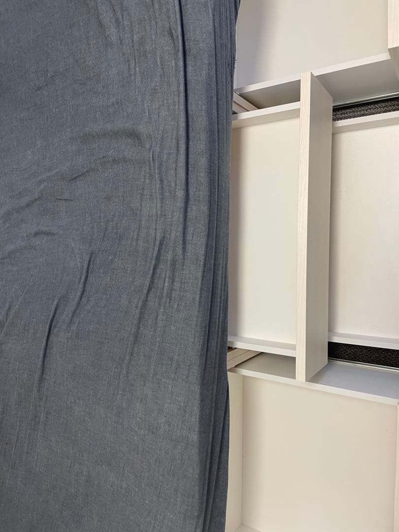 シングルベッドフレーム 引き出し付き マットレス付き