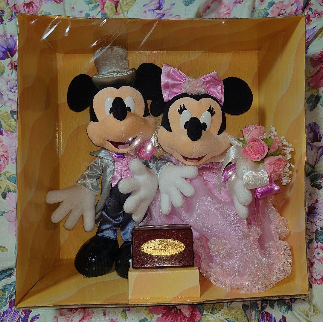 ディズニー　アンバサダー　ホテル　ミッキー　ミニー　ウエディング　ぬいぐるみ