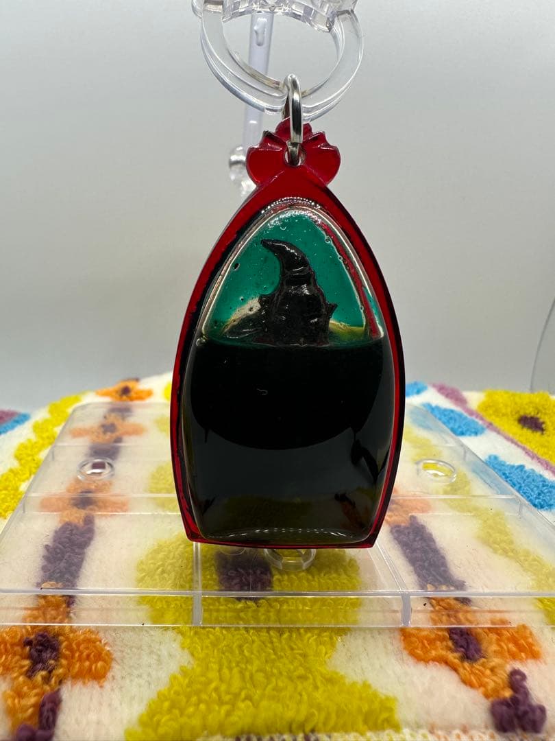 幸運を呼ぶ精霊ンガン　プラクルアン　水牛角+精霊油　レア　金運　魅力　人縁　幸運