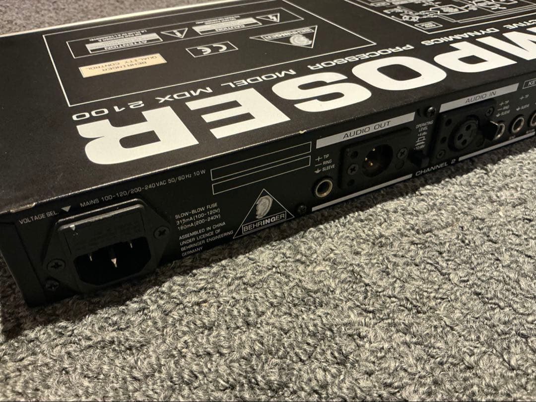 ベリンガー　MDX-2100 2ch コンプレッサー