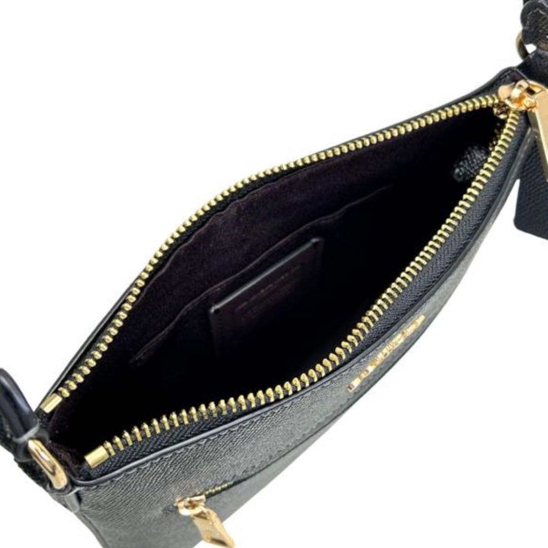 新品　正規品☆COACH ショルダーバッグ ブラック　レザー　ショルダーバッグ