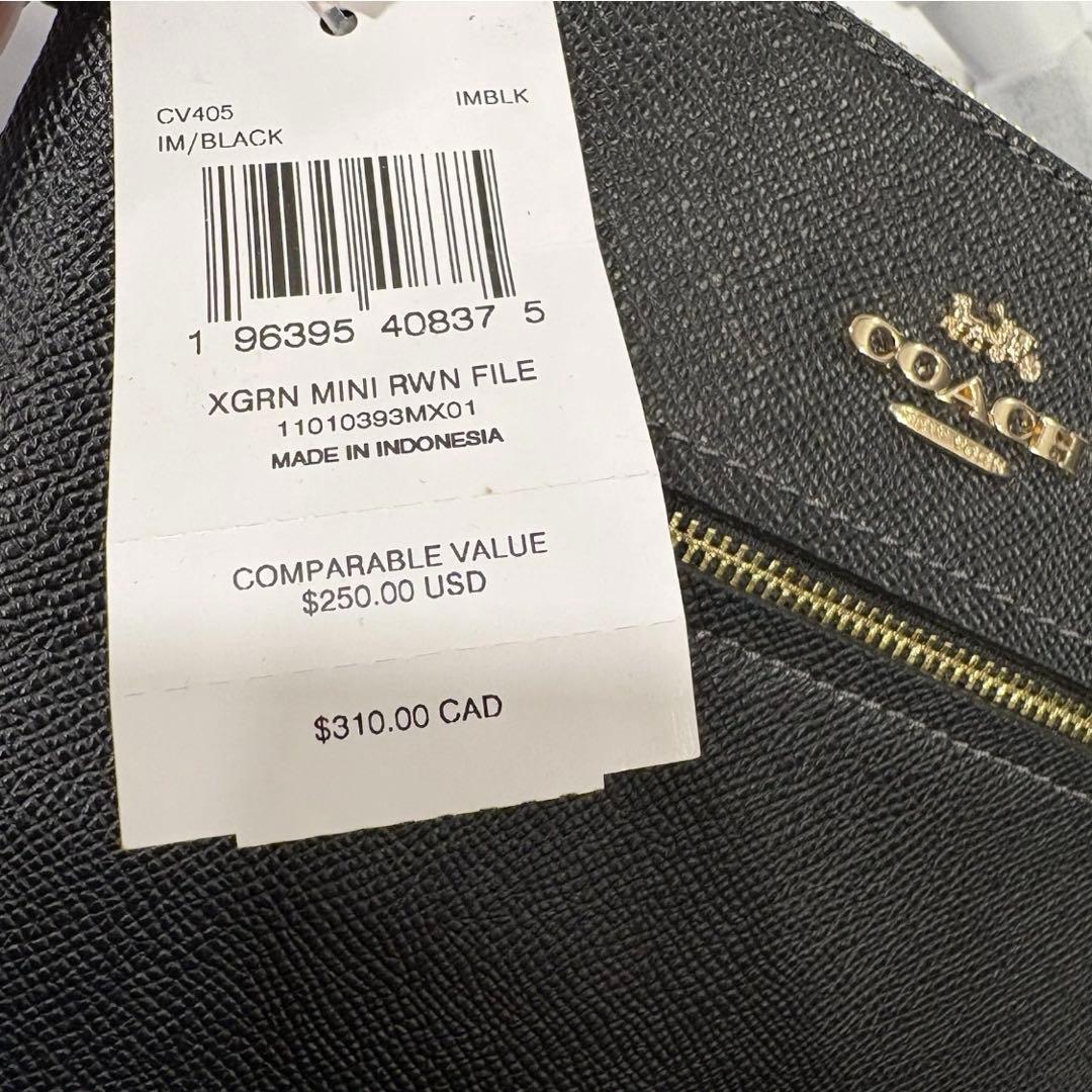 新品　正規品☆COACH ショルダーバッグ ブラック　レザー　ショルダーバッグ