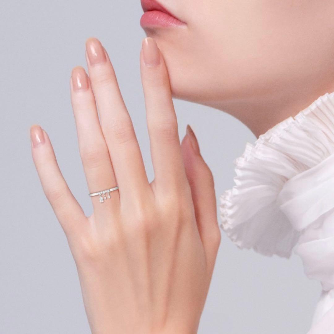 AHKAH シャンデリアスウェイプチ リング　シルバー （最終お値下げ）