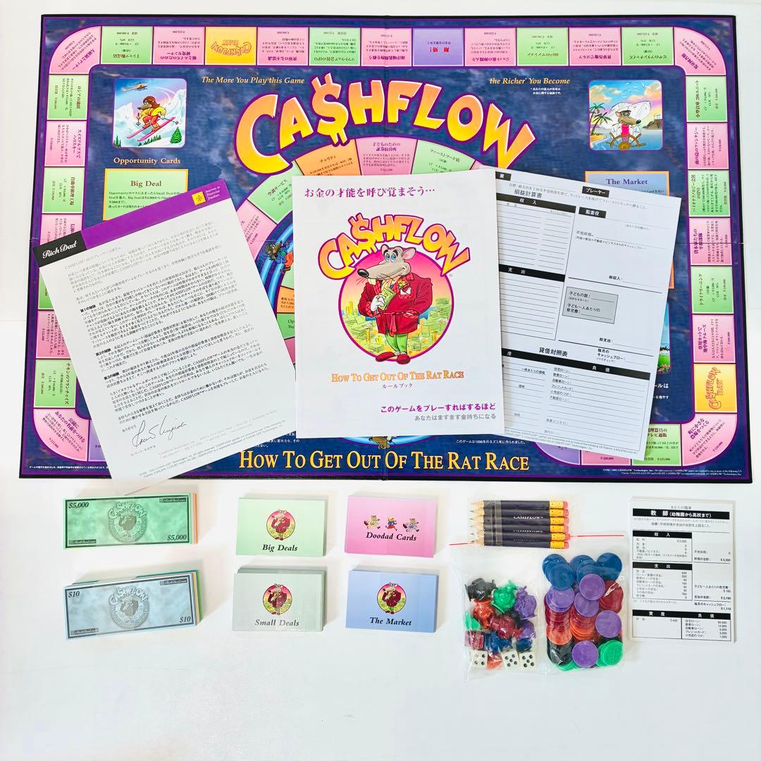 【未使用 極美品】キャッシュフロー101 日本語版　ボードゲーSS