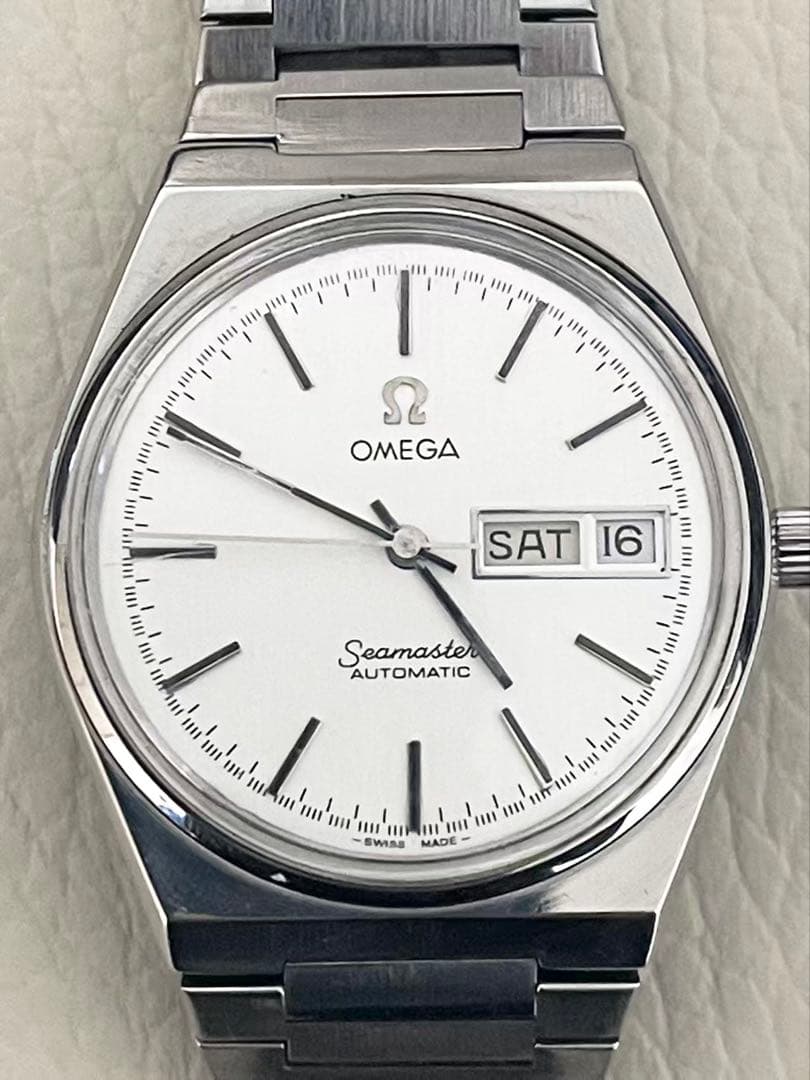 Omega オメガseamasterシーマスター自動巻きシルバー　OH済み