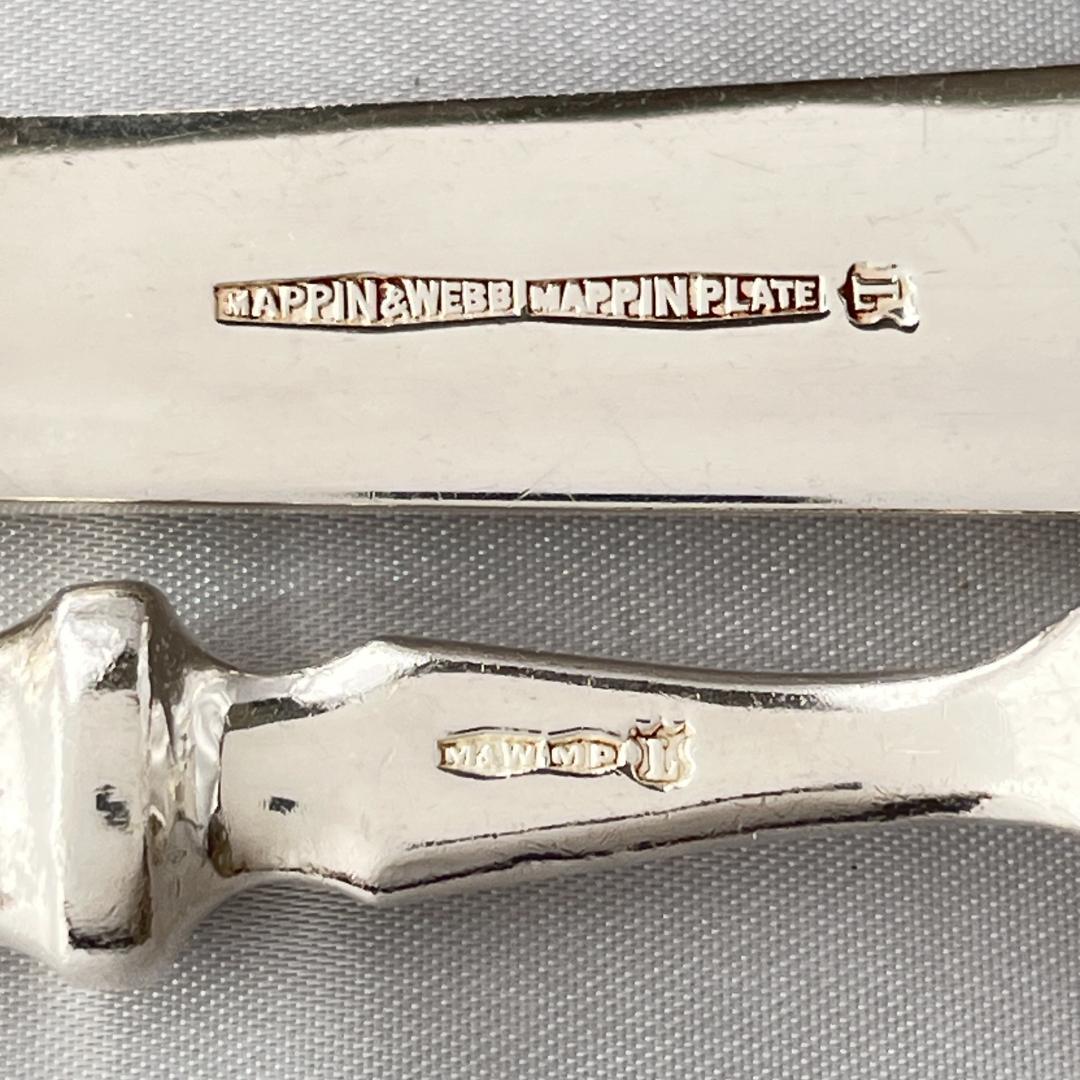 【Mappin & Webb】 アールデコ カトラリーセット 12本組 マッピン